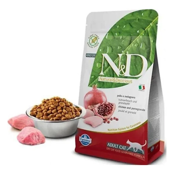 N&D Prime Tahılsız Tavuklu Ve Narlı Kısırlaştırılmış 5 Kg Yetişkin Kedi Maması - Görsel 3