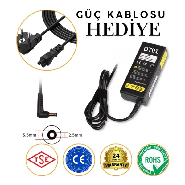 Asus İle Uyumlu Ms238h, Ms226h, Ms246h, Ml248h, Ml249h, Ml229h Monitör Adaptörü - Görsel 3