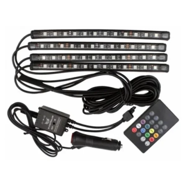Ayak Altı LED RGB 12 Ledli Sese Duarlı LED - Görsel 7