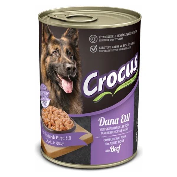Crocus Dana Etli 400 Gr Yetişkin Köpek Yaş Mama - Görsel 4