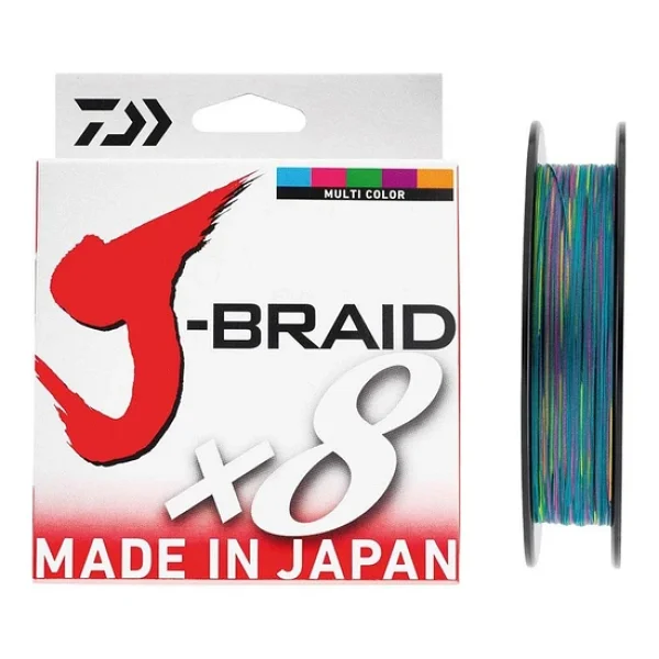Daiwa J-Braid 8x 300 M 0.24 Mm 18 Kg Multicolor İp Misina - Görsel 3