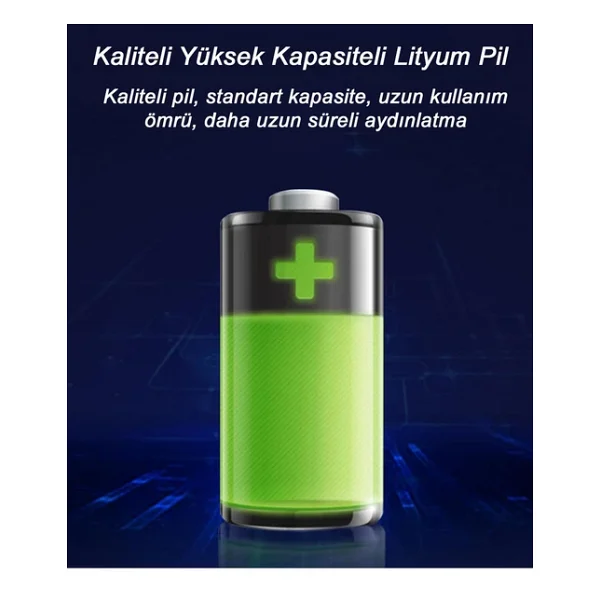 Lh99-500 500 Solar Dls Güneş Enerjili Bahçe Çevre Lambası - Görsel 8