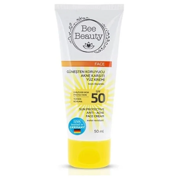 Bee Beauty Akne Karşıtı 50 Faktör Yüz Güneş Kremi 50 Ml - Görsel 4