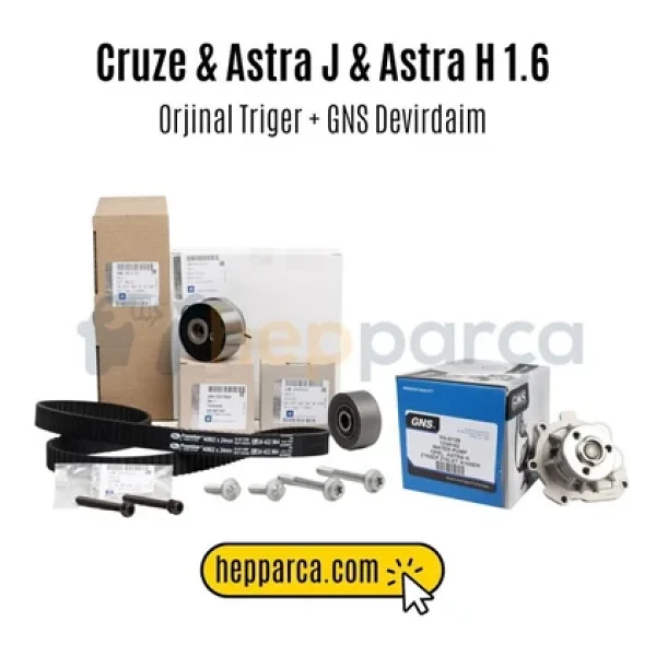 Chevrolet Cruze 1.6 Orjinal Triger Seti ve GNS Devirdaim Seti - Görsel 5