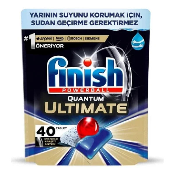 Finish Quantum Ultimate Bulaşık Makinesi Tableti 40'lı - Görsel 4