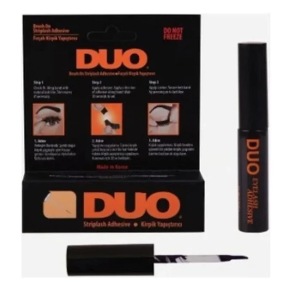 Duo Fırçalı Takma Kirpik Yapıştırıcı 5 G - Siyah - Görsel 4