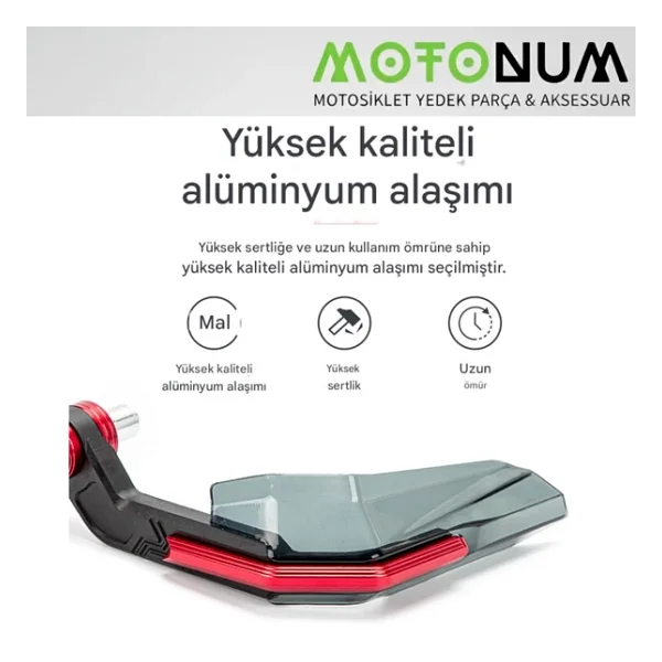 Sym Drg 160 Manet Koruma Rüzgar Önleyici-Gri Detaylı-Mkm00053 - Görsel 4