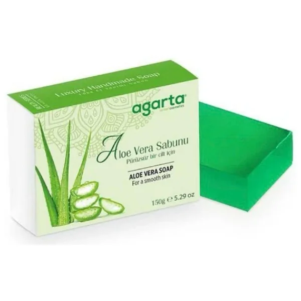 Agarta Aloe Vera El Yapımı Doğal Sabun 150 Gr - Görsel 4