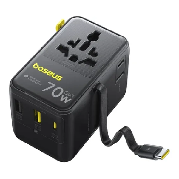 Baseus Enercore 70 W Type-C Kablolu Hızlı Şarj Aleti - Görsel 9
