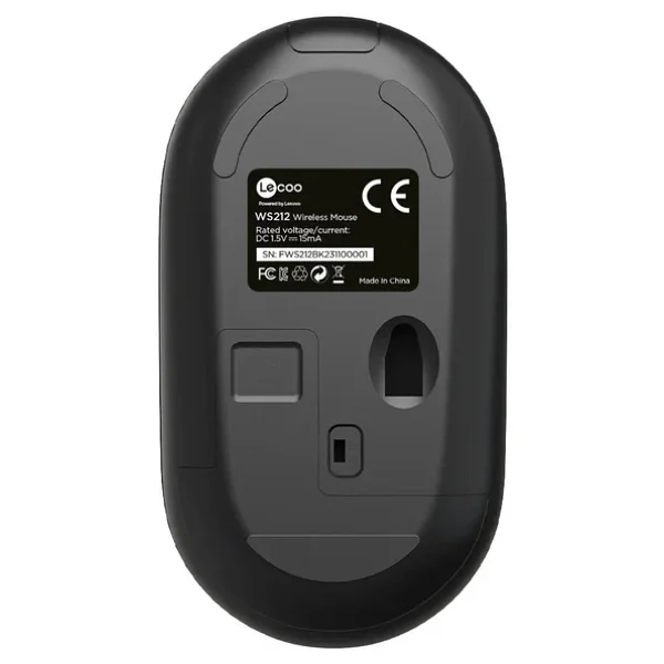 Lenovo Lecoo Ws212 Siyah Optik Kablosuz Mouse - Görsel 6