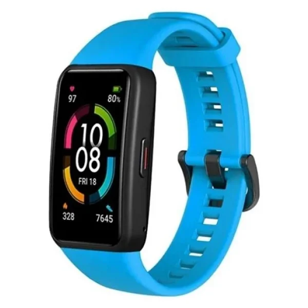 Honor Band 6 Akıllı Saat Uyumlu Sportif Silikon Kordon/Kayış - Görsel 4