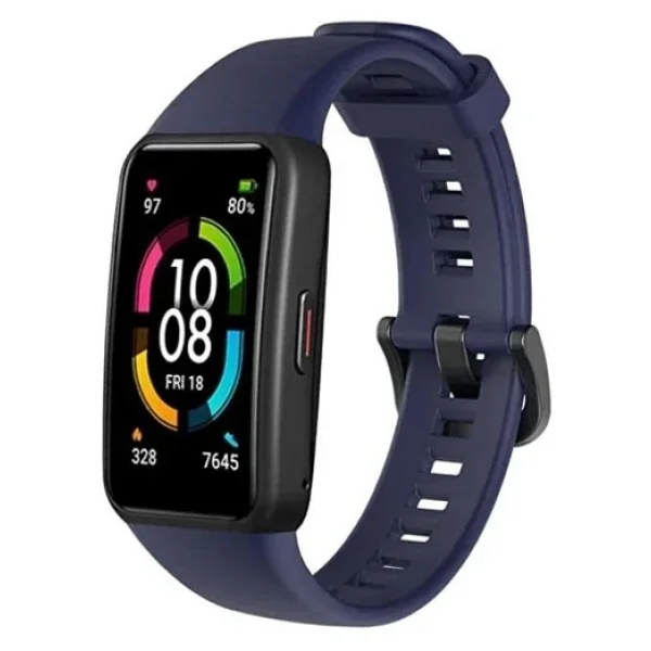 Honor Band 6 Akıllı Saat Uyumlu Sportif Silikon Kordon/Kayış - Görsel 3