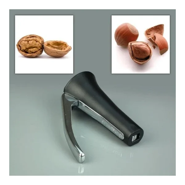 Akyüz Home Ceviz Ve Fındık Kıracağı Döküm Metal Fındık Kırma Aleti Fındık Kırıcı Siyah - Görsel 4