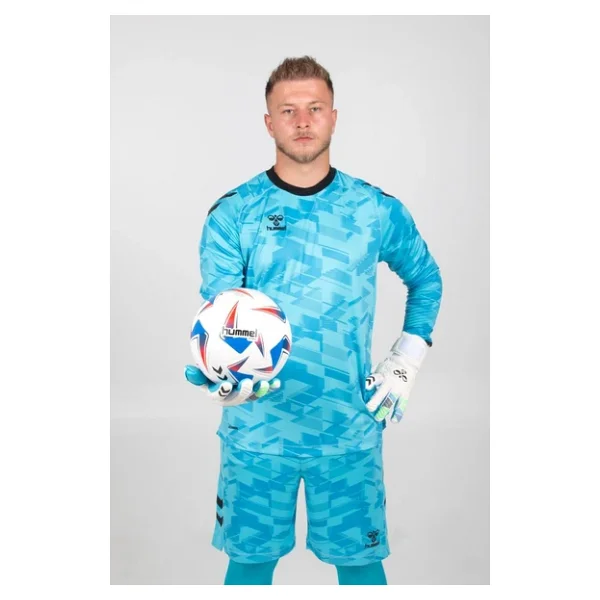 Hummel Line Kaleci Tek Üst Forma Turkuaz - Görsel 5