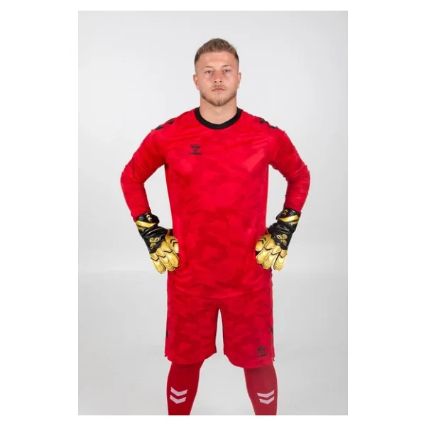 Hummel Line Kaleci Tek Üst Forma Kırmızı - Görsel 7