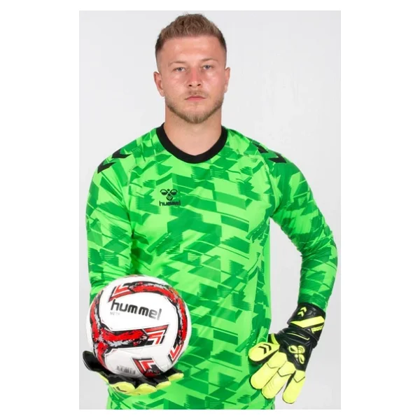 Hummel Line Kaleci Tek Üst Forma Neon Yeşil - Görsel 5