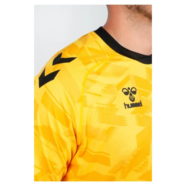 Hummel Line Kaleci Tek Üst Forma Sarı - Görsel 7
