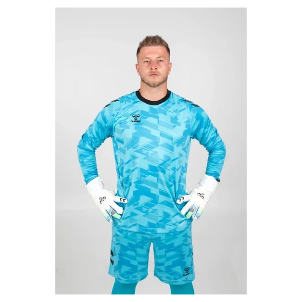Hummel Line Kaleci Tek Üst Forma Turkuaz - Görsel 3