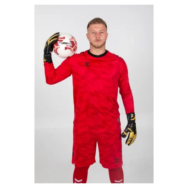 Hummel Line Kaleci Tek Üst Forma Kırmızı - Görsel 4