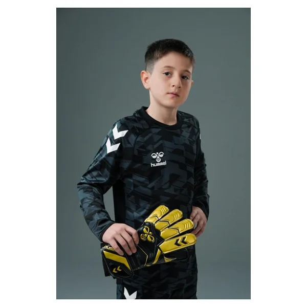Hummel Line Kaleci Tek Üst Forma Siyah Çocuk - Görsel 2