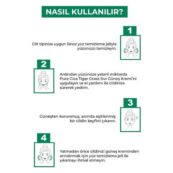 Sinoz Pure Cica Fluid Kızarıklık Karşıtı 50 Ml 50 Faktör Güneş Kremi - Görsel 6