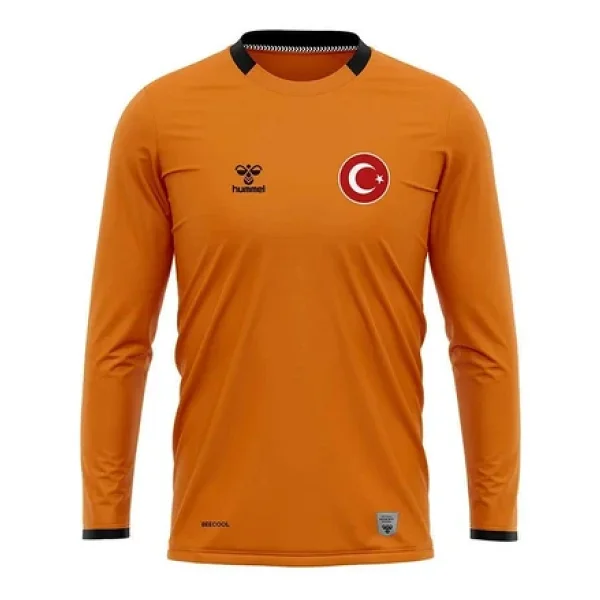 Hummel Royal Milli Takım Kaleci Forma Takımı Neon Turuncu - Görsel 2
