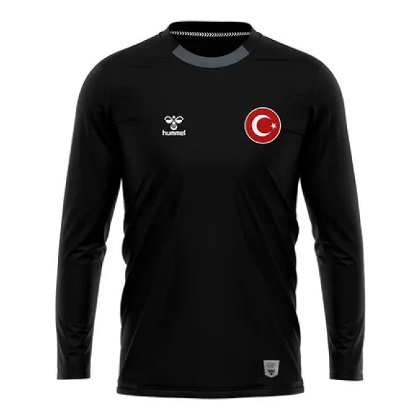 Hummel Royal Milli Takım Kaleci Forma Takımı Siyah - Görsel 2