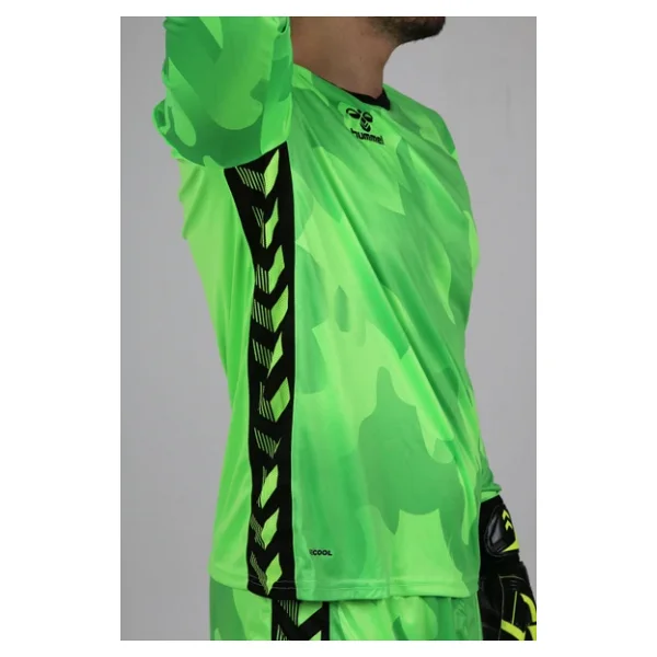 Hummel Elegance Profesyonel Kaleci Forması Neon Yeşil - Görsel 7