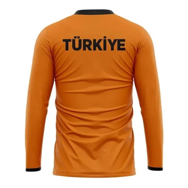 Hummel Royal Milli Takım Kaleci Forma Takımı Neon Turuncu - Görsel 3