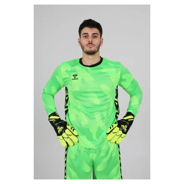 Hummel Elegance Profesyonel Kaleci Forması Neon Yeşil - Görsel 6