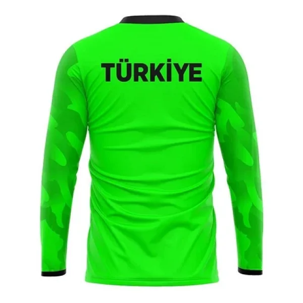 Hummel Elegance Milli Takım Kaleci Forma Takımı Neon Yeşil - Görsel 3