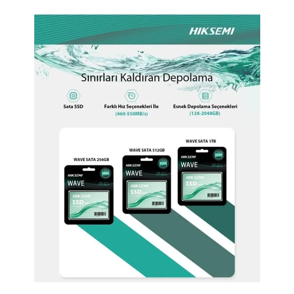 Hiksemi SSD Wave Sata 512g - Görsel 6