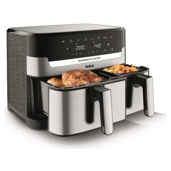 Tefal Easy Fry Dual Basket Ey905d40 8.3 Lt Yağsız Fritöz - Görsel 8