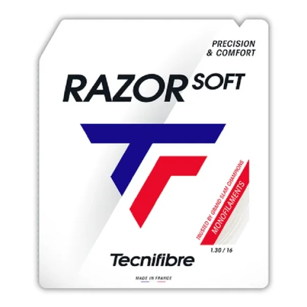 Tecnifibre Razor Soft 16/1.30 Beyaz Tekli Kordaj 04gras130w - Görsel 3