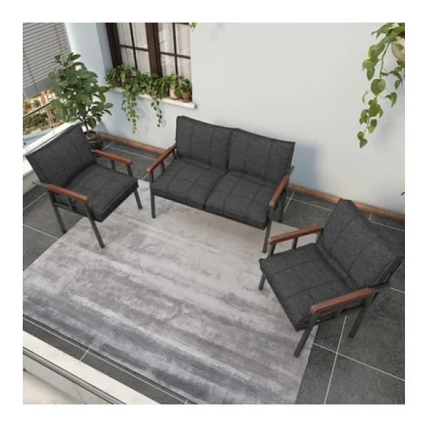Mygusi Modern 2+1+1 Bahçe Balkon Takımı - Görsel 3