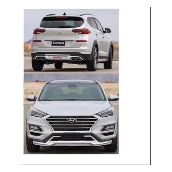Hyundai Tucson Ön Arka Tampon Koruma Difüzör 2018-2019-2020-2021 - Görsel 4