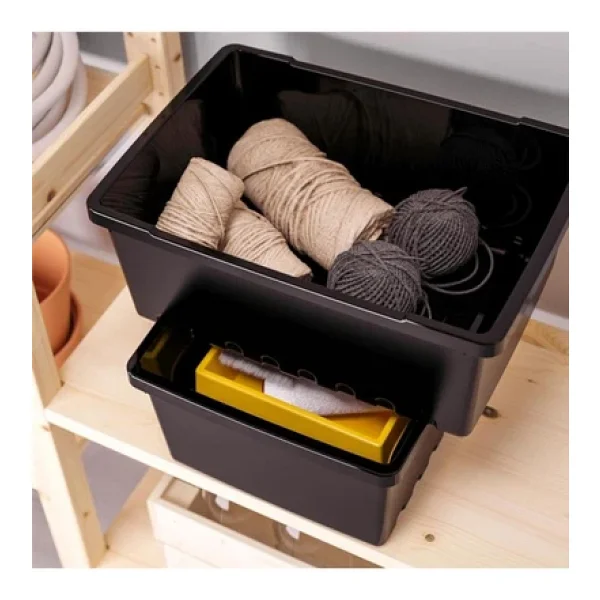 Ikea Uppsnofsad Siyah Saklama Kutusu - Görsel 4