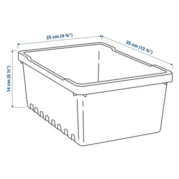 Ikea Uppsnofsad Siyah Saklama Kutusu - Görsel 6