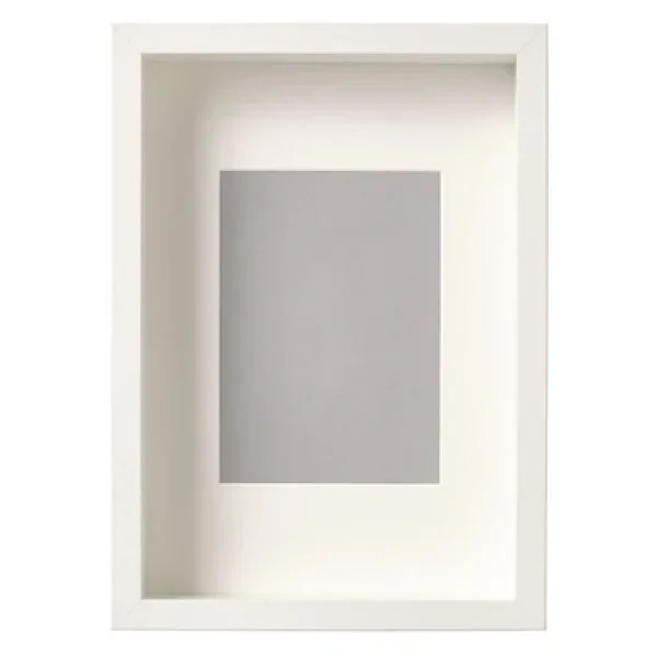 Ikea Sannahed 21x30 Cm A4 Beyaz Çiçek Konabilen Derin Kutu Çerçeve Ahşap Fotoğraf Resim Çerçevesi - Görsel 6