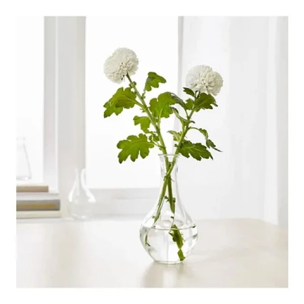 Ikea Vıljestark Cam Vazo - 17 Cm - Görsel 2