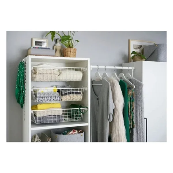 Ikea Bumerang Beyaz Giysi Askısı - Görsel 5