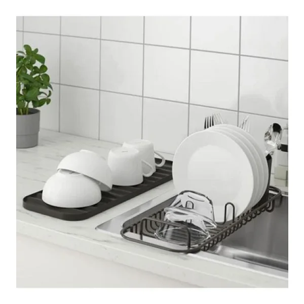 Ikea Tezgah Üstü Mini Bulaşıklık Meridyendukkan Antrasit Renk Pratik Mutfak Ürünleri - Görsel 3