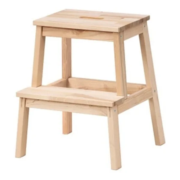 Ikea Bekvam Basamaklı Mutfak Tabure Merdiven - Kayın Rengi - Görsel 3