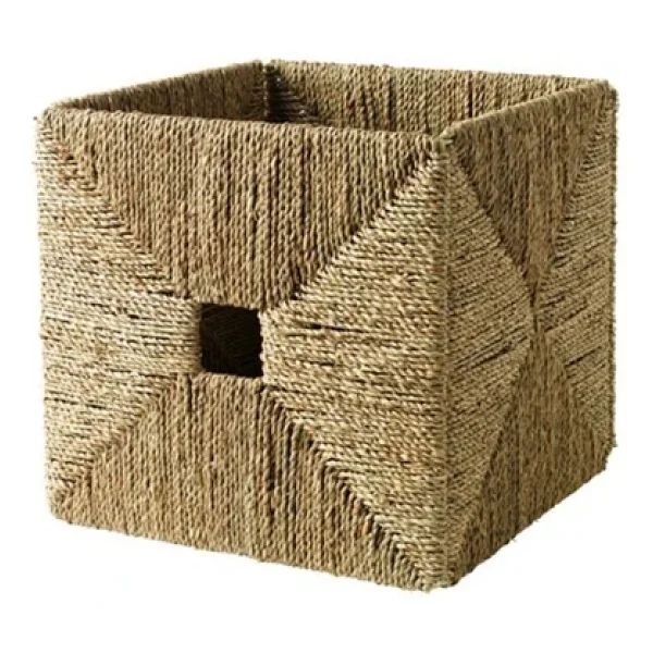 Ikea Knıpsa 32x33x32 Cm Hasır Sepet - Görsel 4