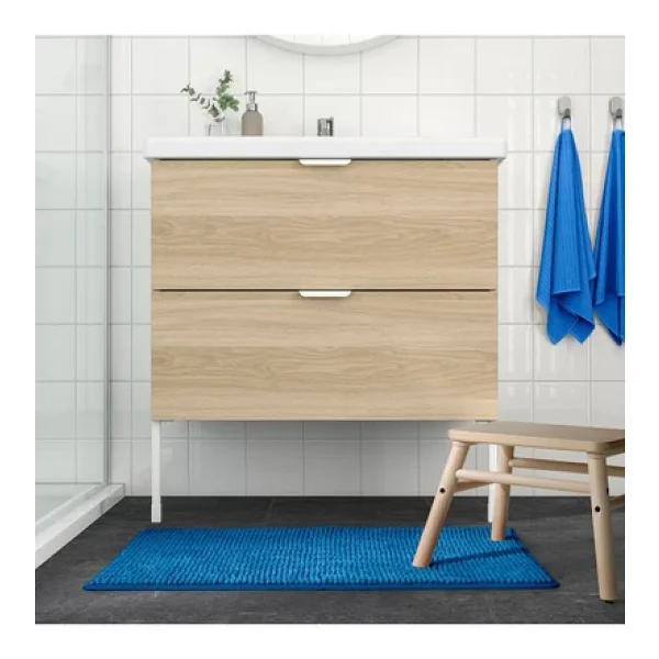 Ikea Banyo Paspası, Parlak Mavi, 50x80 Cm - Görsel 5