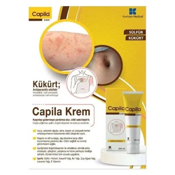 Capila Sülfür Kükürt Krem 250 Ml - Görsel 2