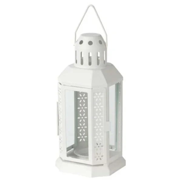 Ikea Enrum Fener Mumluk - Beyaz - 22 Cm - Görsel 3