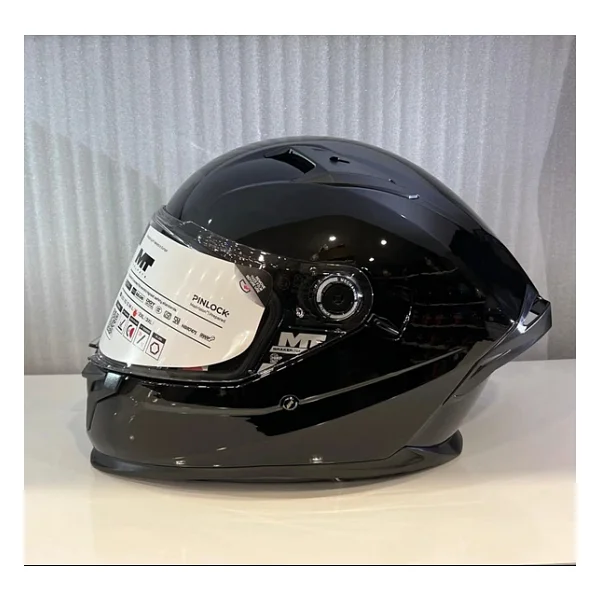 Mt Braker Sv Parlak Siyah Full Face Motor - Görsel 3