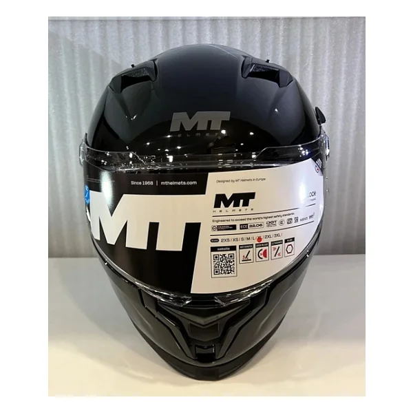 Mt Braker Sv Parlak Siyah Full Face Motor - Görsel 6