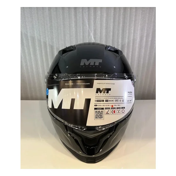 Mt Braker Sv Parlak Siyah Full Face Motor - Görsel 4
